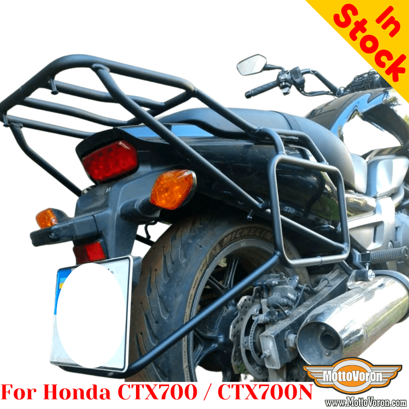 Honda CTX700 pannier rack luggage rack system for bags or aluminum cases. Price buy description MottoVoron