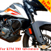 KTM 390 Adventure barras de proteção, proteção do motor