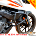 KTM 390 Adventure barras de proteção, proteção do motor