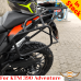 KTM 390 Adventure pannier rack, luggage rack system for bags or aluminum cases