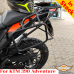 KTM 390 Adventure luggage rack system for bags or aluminum cases