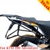 KTM 390 Adventure pannier rack, luggage rack system for bags or aluminum cases