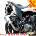 KTM 390 Adventure pannier rack, luggage rack system for bags or aluminum cases