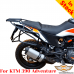 KTM 390 Adventure pannier rack, luggage rack system for bags or aluminum cases