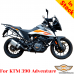 KTM 390 Adventure pannier rack, luggage rack system for bags or aluminum cases