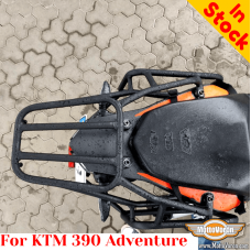 KTM 390 Adventure luggage rack system for bags or aluminum cases
