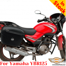 Yamaha YBR125 pannier rack, luggage rack system for Givi / Kappa Monokey systems