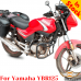 Yamaha YBR125 luggage rack system for Givi / Kappa Monokey systems