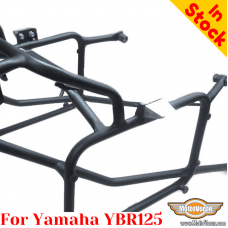 Yamaha YBR125 pannier rack, luggage rack system reinforced for Givi / Kappa Monokey systems