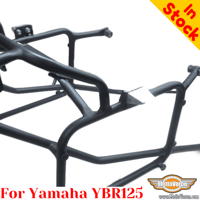 Yamaha YBR125 luggage rack system reinforced for Givi / Kappa Monokey systems