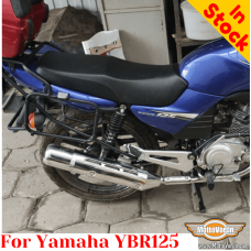 Yamaha YBR125 pannier rack, luggage rack system reinforced for Givi / Kappa Monokey systems