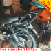 Yamaha YBR125 luggage rack system reinforced for Givi / Kappa Monokey systems