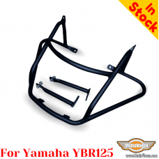 Farol Yamaha YBR125 e proteção plástica com fixadores de para-brisa