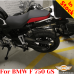 BMW F750GS pannier rack, side carrier for bags