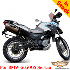 Porta-bagagens BMW G650GS, suporte lateral para malas