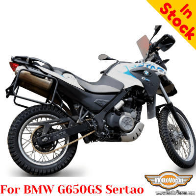 BMW G650GS side carrier pannier rack for bags