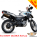 BMW G650GS pannier rack, side carrier for bags