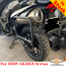 Portapacchi BMW G650GS, supporto laterale per borse