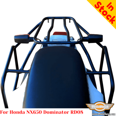 Honda NX650 RD08 luggage rack system for bags