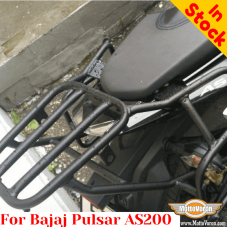 Bajaj Pulsar AS200 luggage rack system for bags