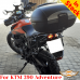 KTM 390 Adventure luggage rack system for Givi / Kappa Monokey systems