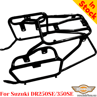 Suzuki DR350SE / DR250SE pannier rack, luggage rack system for Givi / Kappa Monokey systems