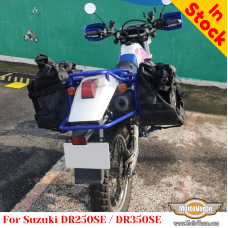 Suzuki DR350SE / DR250SE pannier rack, luggage rack system for Givi / Kappa Monokey systems
