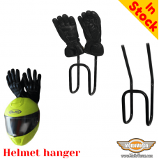 Hanger for helmets and gloves