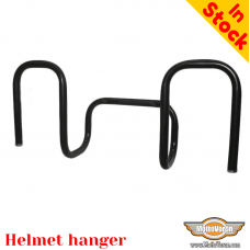Hanger for two helmets and gloves