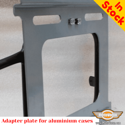 Plaque d'adaptation pour fixer des valises en aluminium