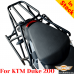 KTM 200 Duke pannier rack, luggage rack system for bags or aluminum cases