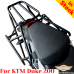 KTM 200 Duke luggage rack system for bags or aluminum cases