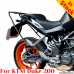 KTM 200 Duke rear rack reinforced