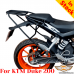 KTM 200 Duke bagageiro traseiro reforçado