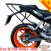 KTM 200 Duke bagageiro traseiro reforçado