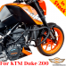 KTM 200 Duke защитные дуги передние