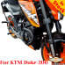 Vordere Sturzbügel der KTM 200 Duke