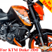 Vordere Sturzbügel der KTM 200 Duke