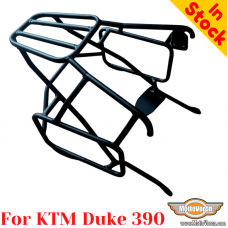 KTM 390 Duke luggage rack system for bags or aluminum cases