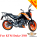 KTM 390 Duke (2015-2017) luggage rack system for bags or aluminum cases