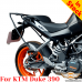 KTM 390 Duke (2015-2017) rear rack reinforced