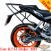 KTM 390 Duke (2015-2017) rear rack reinforced