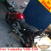 Yamaha YBR250 système de porte-bagage avec сadres latéraux, support intégré pour sacoches Givi Monokey dans le coffre central