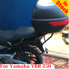 Systemu bagażowego, stelaż boczny Yamaha YBR250 do toreb z wbudowanymi mocowaniami do kufrów Givi Monokey na tylnym bagażniku