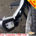 Yamaha YBR250 luggage rack system for bags with built-in attachments for Givi Monokey cases in the rear rack