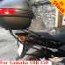 Yamaha YBR250 pannier rack, luggage rack system for bags with built-in attachments for Givi Monokey cases in the rear rack
