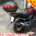 Yamaha YBR250 pannier rack, luggage rack system for bags with built-in attachments for Givi Monokey cases in the rear rack
