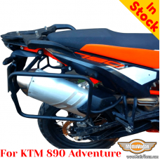 KTM 890 Adventure side carrier pannier rack for bags or aluminum cases