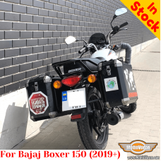 Bajaj Boxer 125 / 150 (2019+) pannier rack, side carrier for aluminum cases or bags