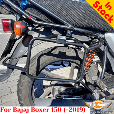 Bajaj Boxer 125 / 150 (-2019) сadres latéraux, support pour valises Givi / Kappa Monokey System